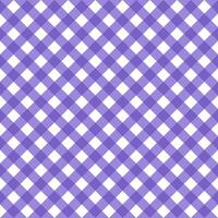 Plaid seamless pattern ,perple tablecloth gingham,geometric square vector illustration.