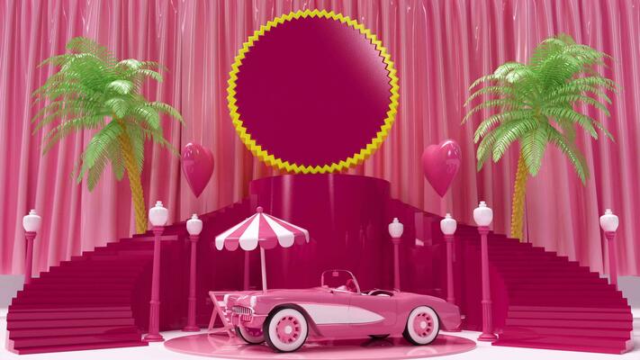 Barbie car videos sale