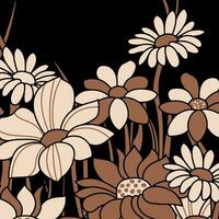 floral abstract pattern suitable for textile and printing needs vector