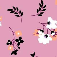 floral abstract pattern suitable for textile and printing needs vector