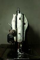 A vintage sewing machine photo