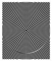 circle round target spiral design elements vector in black and white for background design.