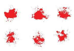 Bloody scary collection of bloodstain vector