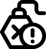 this icon or logo alert and warning icon or other where it explains the  prohibited orders that are often encountered on the street and others and can be used for web,  application and logo design vector