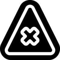 this icon or logo alert icon or other where it explains the  prohibited orders that are often encountered on the street and others and can be used for web,  application and logo design vector