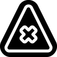 this icon or logo alert icon or other where it explains the  prohibited orders that are often encountered on the street and others and can be used for web,  application and logo design vector