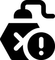 this icon or logo alert and warning icon or other where it explains the  prohibited orders that are often encountered on the street and others and can be used for web,  application and logo design vector