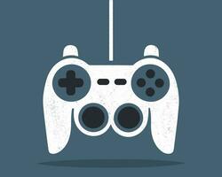 joypad vector flat color icon. Game Joystick vector graphics