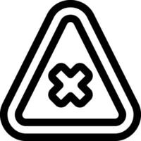 this icon or logo alert icon or other where it explains the  prohibited orders that are often encountered on the street and others and can be used for web,  application and logo design vector