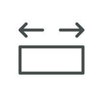 Measure related icon outline and linear vector. vector