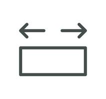 Measure related icon outline and linear vector. vector