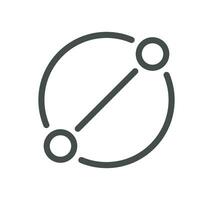 Measure related icon outline and linear vector. vector