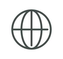 Ai chat bot related icon outline and linear vector. vector