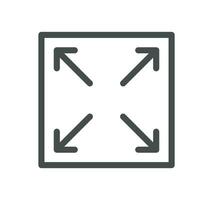 Measure related icon outline and linear vector. vector