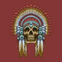 Skull Head mascot great illustration for your branding business vector