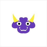 cute character head vector illustration for children educational use with different shapes and cute doll characters