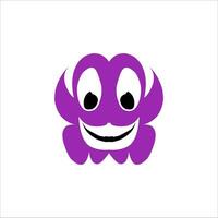 cute character head vector illustration for children educational use with different shapes and cute doll characters
