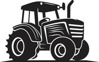 Old Fashioned Tractor Graphic Antique Tractor Vector Icon