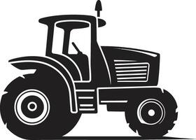 Classic Farm Tractor Design in Vector Rustic Tractor Vector Graphic