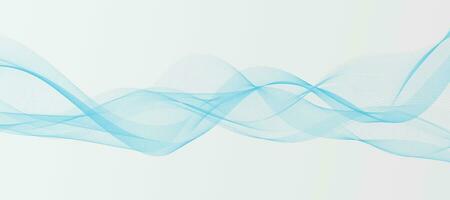 Abstract Background with Blue Waves vector