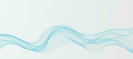 Abstract Background with Blue Waves vector