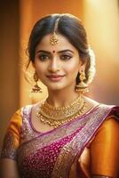 Indian heritage, Indian dress, Indian clothing, colorful, vibrant, ornate photo