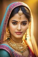 Indian heritage, Indian dress, Indian clothing, colorful, vibrant, ornate photo