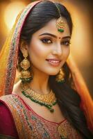 Indian heritage, Indian dress, Indian clothing, colorful, vibrant, ornate photo