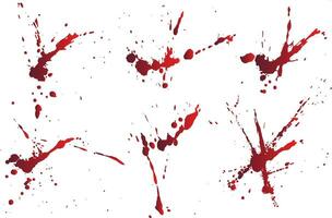 Scratch set of blood claw background vector