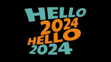 2024 lazo tipografía animación diseño video