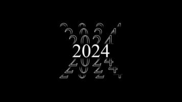2024 lus typografie animatie ontwerp video