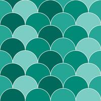 Green shade fish scales pattern. fish scales pattern. Decorative elements, clothing, paper wrapping, bathroom tiles, wall tiles, backdrop, background. vector