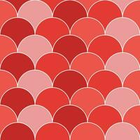 Red shade fish scales pattern. fish scales pattern. Decorative elements, clothing, paper wrapping, bathroom tiles, wall tiles, backdrop, background. vector