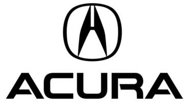 Acura car logo vector illustration