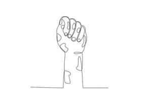 A leper's hand clenched into a fist vector