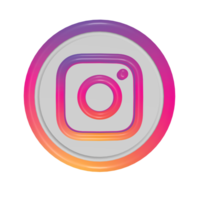 Icon social media Facebook YouTube Instagram png