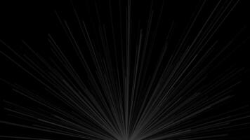 Dark lines abstract futuristic tech motion background video