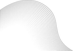 Abstract flow wave dots background. Abstract halftone background vector