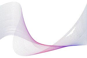 resumen fluir ola líneas antecedentes. futurista tecnología y Ciencias tema antecedentes vector