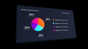 taart tabel statistisch vooruitgang verslag doen van video