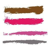 Blots and Brush Strokes Compilation vector