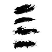 Blots and Brush Strokes Compilation vector