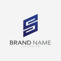 Business corporate S letter logo vector