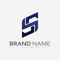 Business corporate S letter logo vector