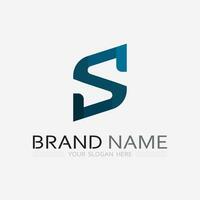 Business corporate S letter logo vector