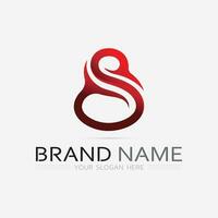 Business corporate S letter logo vector