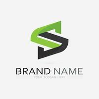 Business corporate S letter logo vector