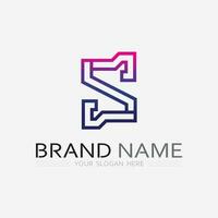 Business corporate S letter logo vector