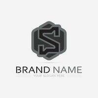 Business corporate S letter logo vector