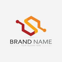 Business corporate S letter logo vector